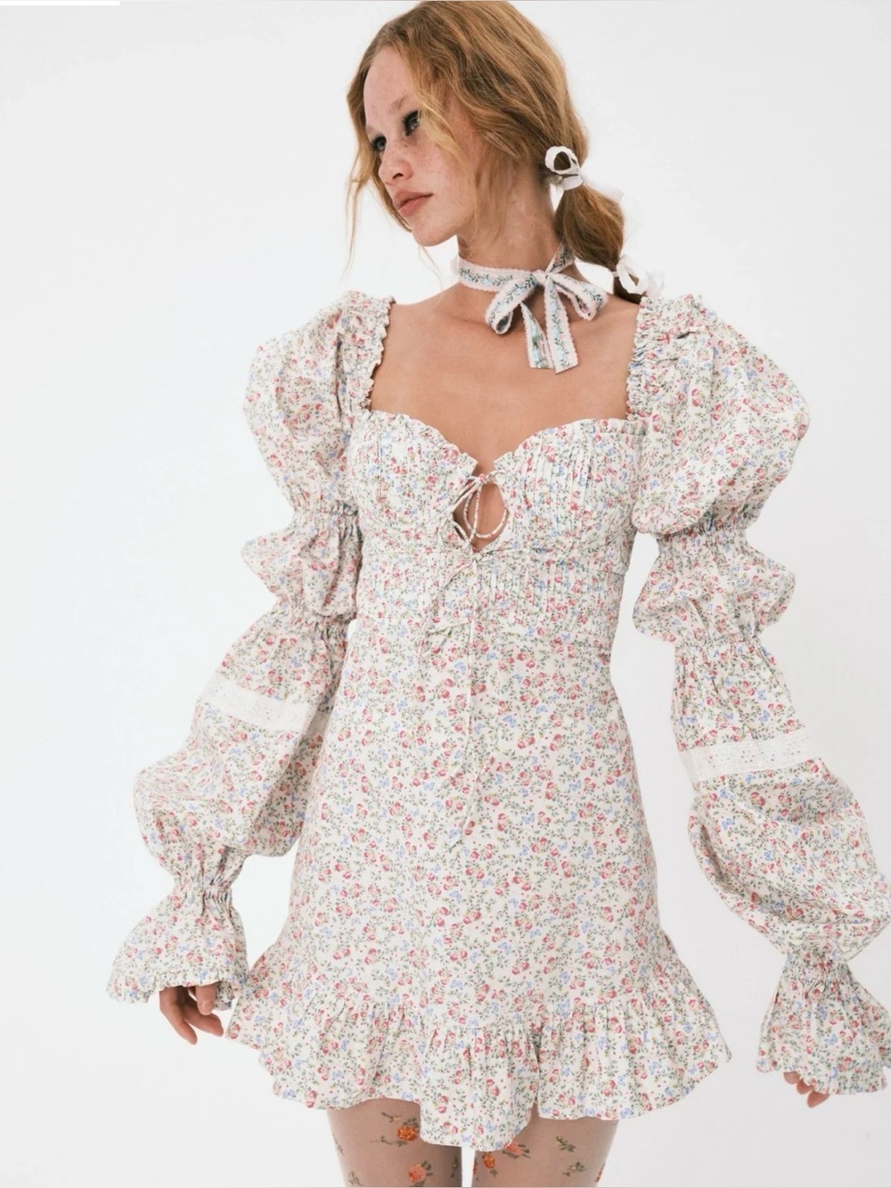 NWT For Love & Lemons Lucca Mini dress